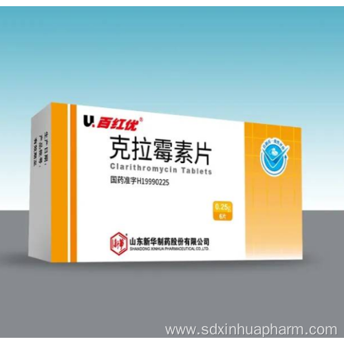 Anti-infective drug Clarithromycin Tablet